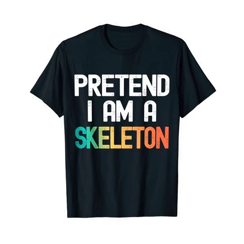 FireSquare Funny Skeleton Pretend I Am a Skeleton T-Shirt