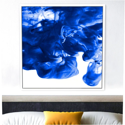 bestdeal depot Colored Gas Abstract Framed Canvas Wall Art Prints for Living Room,Bedroom Framed Artwork Decoration Ready to Hang - 16