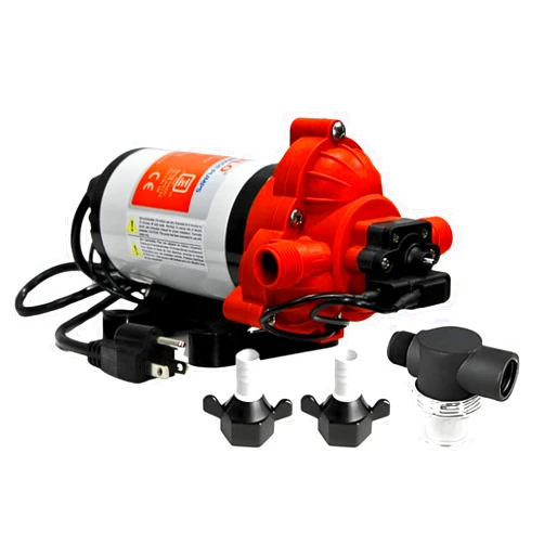 SEAFLO 33-Series Industrial Water Pressure Pump w/Power Plug for Wall Outlet - 115VAC, 3.3 GPM, 45 PSI