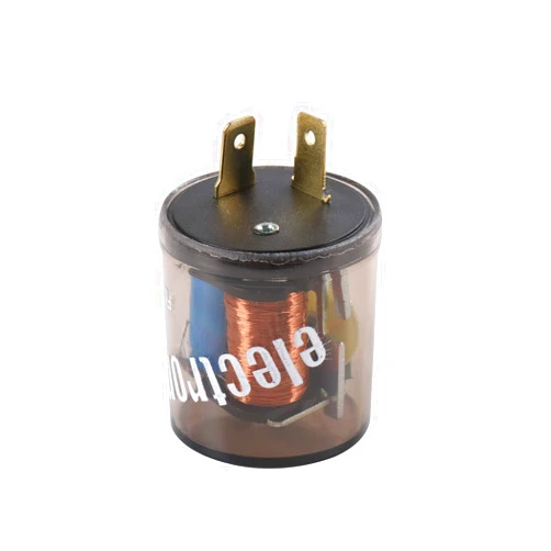 LDMINDA 2 Pin Electronic LED Flasher Relay 12V LED Turn Signal Light Blinker Relay Electronic Turn Signal Flasher Relay 2 Prong Flasher Relay 20 Amps FixTurn Signal Bulbs for Universal Model