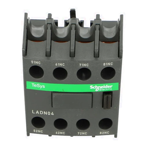 Schneider LA-DN04 | LADN04 | SCHNEIDER TESYS D - Auxiliary Contact Block - 4 NC - Screw-Clamps TERMINALS