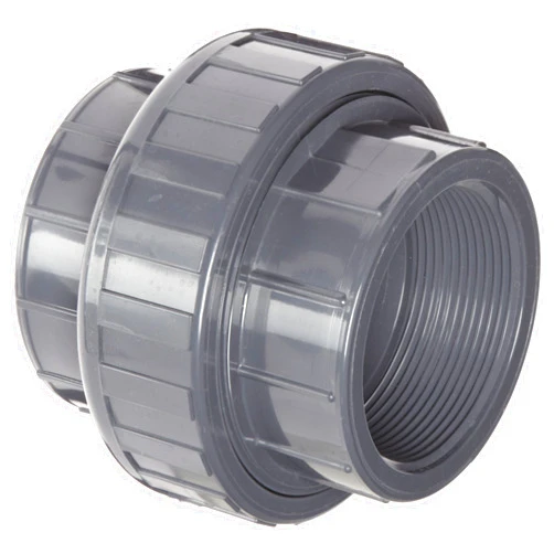 Aqua Plumb Spears 898 Series PVC Pipe Fitting, Union with EPDM O-Ring, Schedule 80, 1