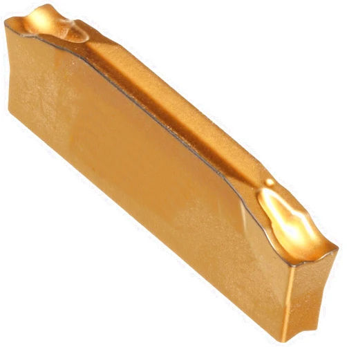 Sandvik Coromant CoroCut 2-Edge Carbide Parting Insert, GC2135 Grade, Multi-Layer Coating, CF Chipbreaker, 2 Cutting Edges, N123F2-0250-0001-CF, 0.0039