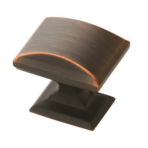 Amerock | Cabinet Knob | Oil Rubbed Bronze | 1-1/4 inch (32 mm) Length | Candler | 1 Pack | Drawer Knob | Cabinet Hardware