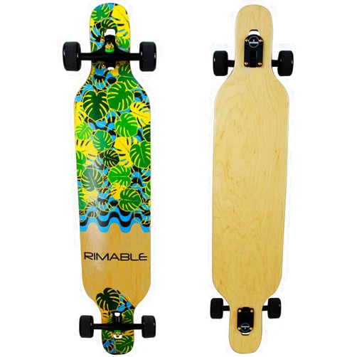 RIMABLE Canadian Maple Freeride Concave Deck Longboard (Drop-Through,42Inch)