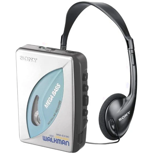Sony WM-EX190 Walkman Stereo Cassette Player with Anti-Rolling Mechanism