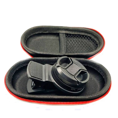 Leshareselect 37MM with Clip Durable Polarizer Phone Circular Camera Professional Universal Accessories Black Lens Portable CPL Filter