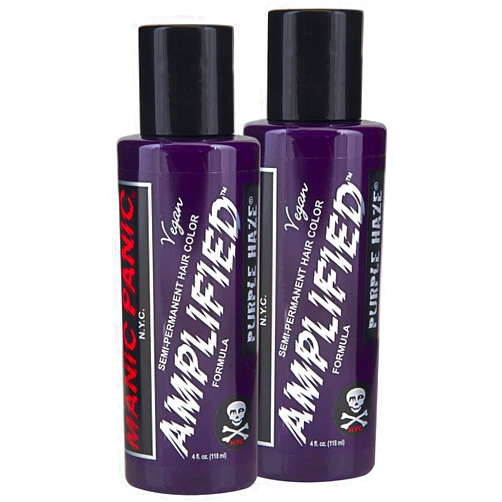 MANIC PANIC Purple Haze Hair Color Amplified 2PK