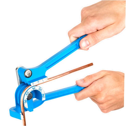 LSR LORESO LORESO Tube Bender, Tubing Bender 0-180 Degrees Pipe Bender - 3 In 1 Copper Bender for 1/4