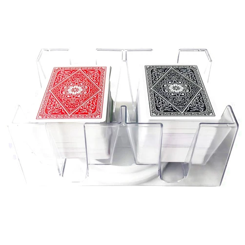 Yuanhe 6 Deck Revolving Rotating Canasta Playing Card Tray