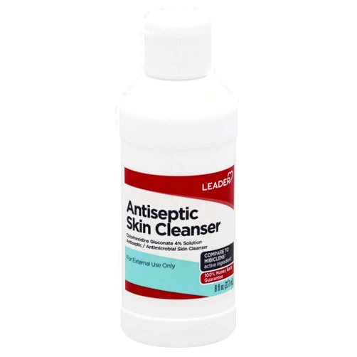 Leader Brand Antiseptic Skin Cleanser 8 OZ