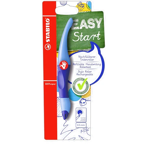 STABILO Ergonomic Rollerball EASYoriginal - Right-Handed - Dark Blue/Light Blue