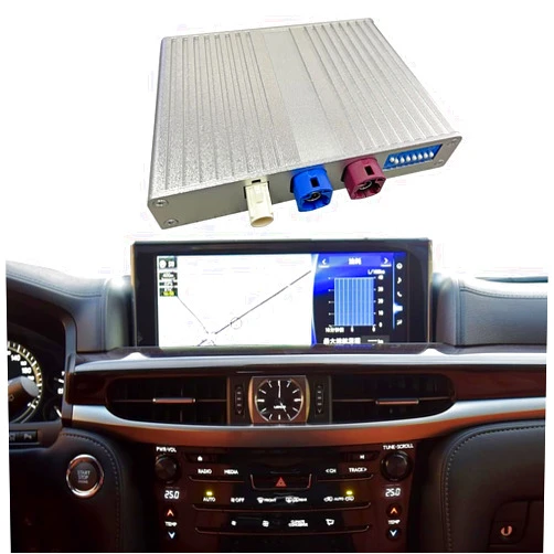 VIKNAN for Lexus is GS LS RX LX570 ES CT NX RC RX Wireless CarPlay Android Auto Linux Interface Box Fit for Original Car Radio Upgrade GPS Navigation