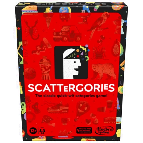 Hasbro Gaming Classic Scattergories Game, Party Game for Adults and Teens Aged 13 and up, Board Game for 2+ Players