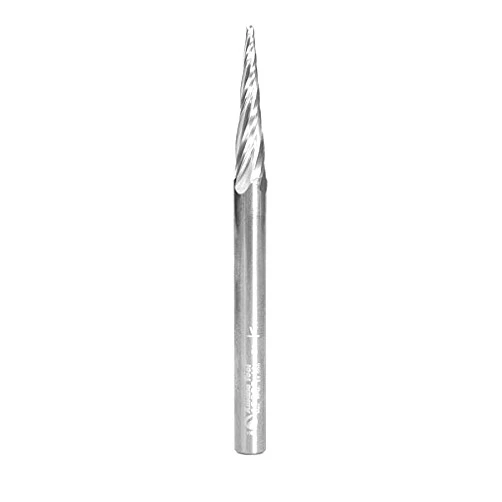 Amana Tool - 46282-U CNC 2D & 3D Carving 5.4 Deg Tapered Angle Ball Tip 1/16 Dia x 1/32