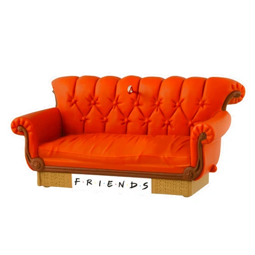 Hallmark Keepsake Christmas Ornament, Friends Central Perk Couch with Sound, Friends TV Show Gifts