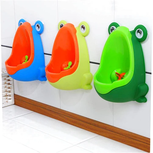 Vermon Frog Potty Training,Cute Potty Training Urinal, Potty Toilet with Funny Aiming Target,Frog Pee Trainer for Kids Toddler Boy (Green)