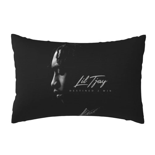 LloydRValdivia Pillow Covers Lil Rapper Tjay Throw Pillow Case Rectangle Pillowcases with Hidden Zipper Cushion Case for Car Bed Sofa Home Decor 20×30 in