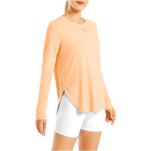 G4Free Women's UPF 50+ UV Shirts Long Sleeve Workout Sun Shirt Outdoor Gym Hiking Tops Quick Dry Lightweight