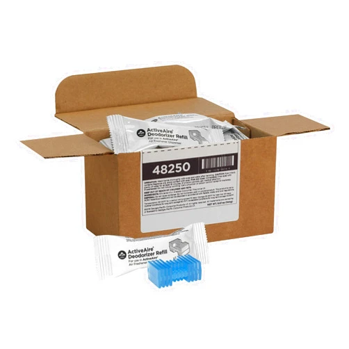 Georgia-Pacific ActiveAire Automated Freshener Dispenser Refill for ActiveAire and Compact ActiveAire In-Stall Air Freshener Dispensers by GP PRO (Georgia-Pacific), Coastal Breeze, 48250, 12 Cartridges Per Case