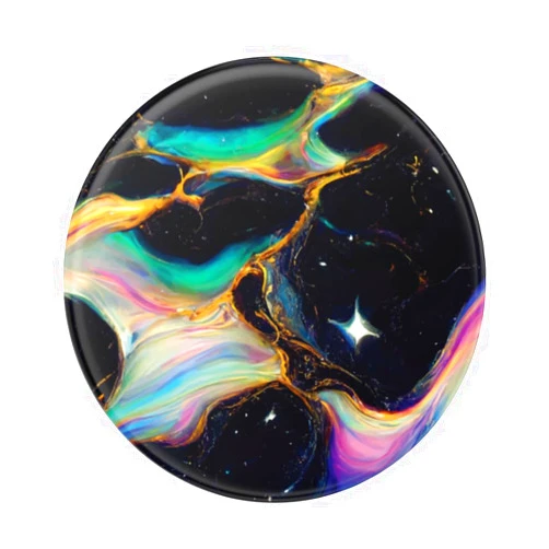 PopSockets ​​​​PopSockets Phone Grip with Expanding Kickstand, PopSockets for Phone - Electric Oil Slick