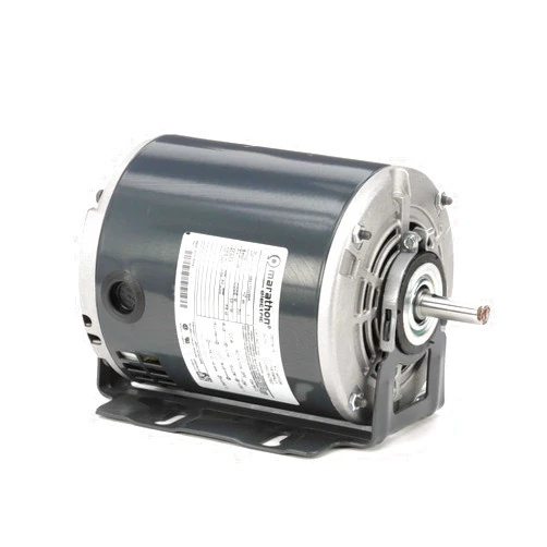 Marathon Electric Marathon D143 48Y Frame Open Drip Proof 48S17D2086 Belt Drive Motor, 1/3 hp, 1725 RPM, 115 VAC, 1 Split Phase, 1 Speed, Ball Bearing, Resilient Ring Mount
