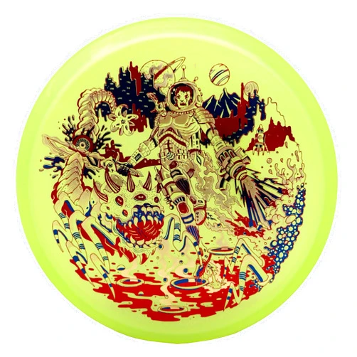 Innova Discs Innova Champion Luster Space Invader Limited Edition Disc Golf Putter 173-175g (Colors Will Vary)