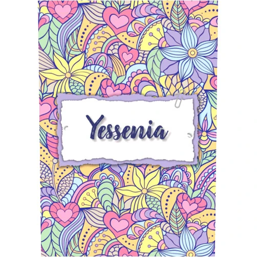 By Alba & Hilda USA Publishing (Author) Yessenia: Notebook A5 | Personalized name Yessenia | Birthday gift for women, girl, mom, sister, daughter ... | Design : floral | 120 lined pages journal, small size A5 (5.83 x 8.27 inches)