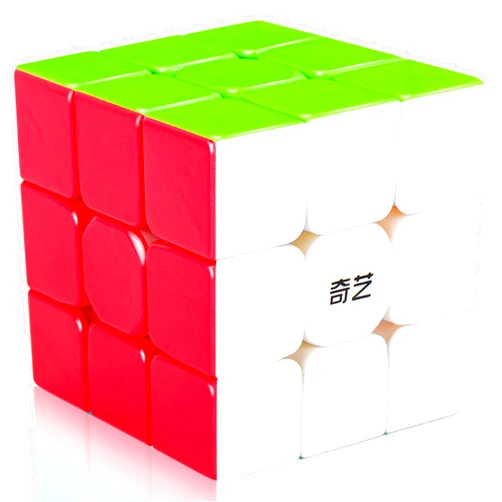 D-FantiX QY Toys Warrior 3x3 Speed Cube Stickerless 3x3x3 Magic Cube Puzzles