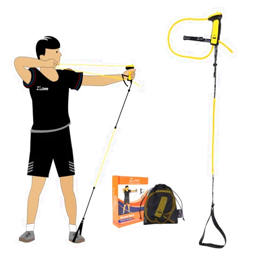 TY Archery Archery Bow Trainer, Archery Draw Training Aid Strength Training, Anti-Break Latex Resistance Bands, Archery Exerciser Training Device for Recurve Bow Compound Shooting Kids Adults Beginner Experts