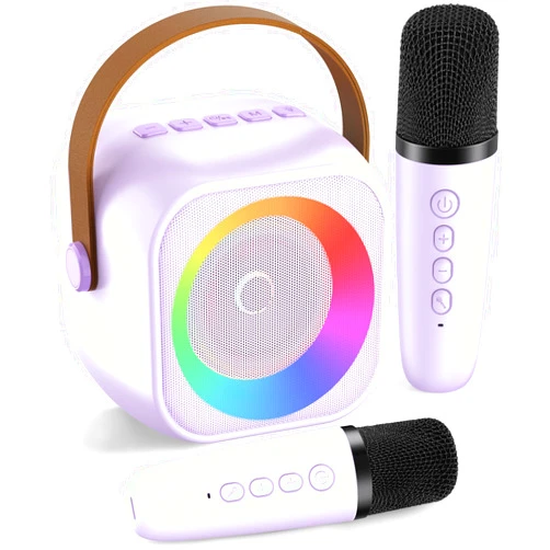 BEILIHART Karaoke Machine for Kids Adults, Karaoke Toys Gifts for Girls Boys, Portable Bluetooth Speaker with Wireless Microphone, Birthday Gifts for Girls Boys Ages 4, 5, 6, 7, 8, 9, 10, 12+ Years Old