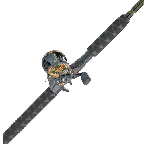Abu Garcia Catfish Commando Baitcast Reel and Fishing Rod Combo