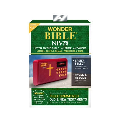 WONDER BIBLE NIV- The Audio Bible Player That You Can Listen to in English, New International Version, New & Old Testament as Seen On TV