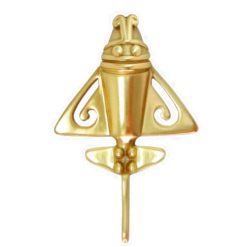 Across The Puddle, Ancient Aliens Collection, Lapel Pin Pre-Columbian Quimbaya Golden Jet/Ancient Aircraft/Golden Flyer Pins