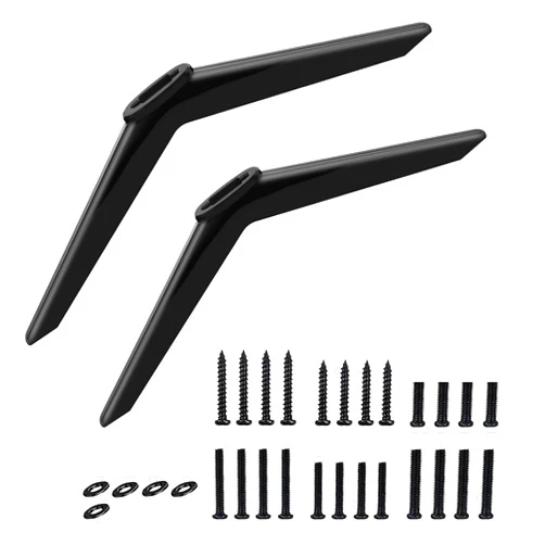 Rimous TV Stand Legs for TCL Roku TV Legs Replacement Compatible with 28in 32in 40in 43in 49in 50in 55in 65in TCL Roku TV Stand Legs Base Feet with Screws Easy Install