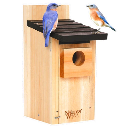 Nature's Way Bird Products CWH3 Cedar Bluebird Box House