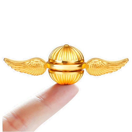 Anzmtosn Golden Fidget Spinner for Kids Adults, Metal Orb Ball Toy, Sphere Fidget Hand Finger Spinner Ball for Boys Girls, Desk Office Toys Decoration Classroom Stress Relief Gift for Birthday Christmas