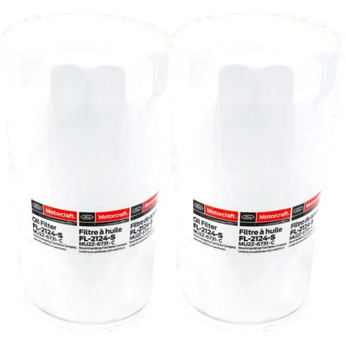 Motorcraft Oil Filter - FL2124S (Replaces FL2051S) (Pack of 2)