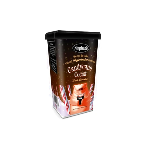 Stephen's Gourmet Hot Cocoa, Candycane Cocoa Dark, 14 OZ (Pack of 1)