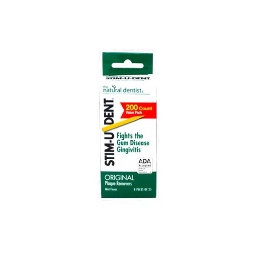 Stim-U-Dent Plaque Value Pack Removers, Mint, Multicolor, 200 Count