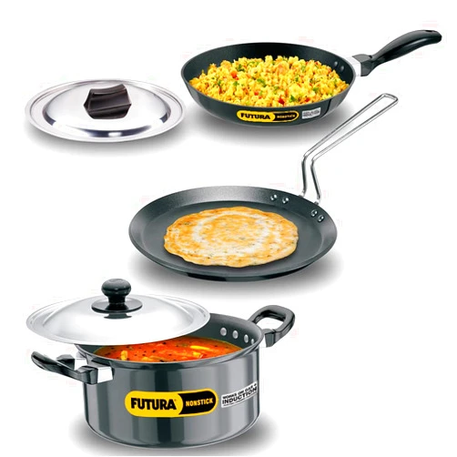 Hawkins Futura Non-Stick Induction Compatible Set, 5-Pieces