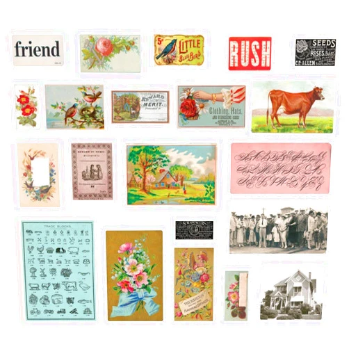 Spellbinders - Reward of Merit Miscellany- Flea Market Finds, Grey