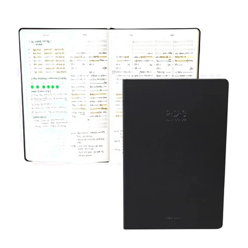 ORODA [ORODA] 2026 PDS (PLAN DO SEE) Diary, Weekly and Monthly Planner for Organization and Planning, 10 Minutes Time Block, Italian PU Hard Cover, 5.8” x 8.2”