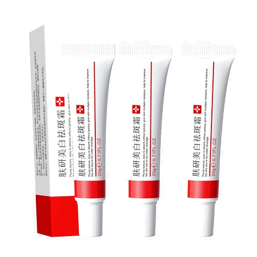 Generic Crema para Manchas Oscuras en La Cara, Cremas para Quitar Manchas de La Cara, Crema Blanqueadora para Pecas, Elimina el Melasma Manchas Oscuras Aclara La Piel, 20g/0.71oz (3 PCS)