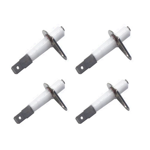 SanilParts 4 Pack 74009336 Range Oven Burner Spark ignitor Electrode Compatible With Whirlpool Kitchen-Aid Maytag Kenmore Oven Range Replaces WP74009336 AP6011124 PS11744318 WP74009336VP