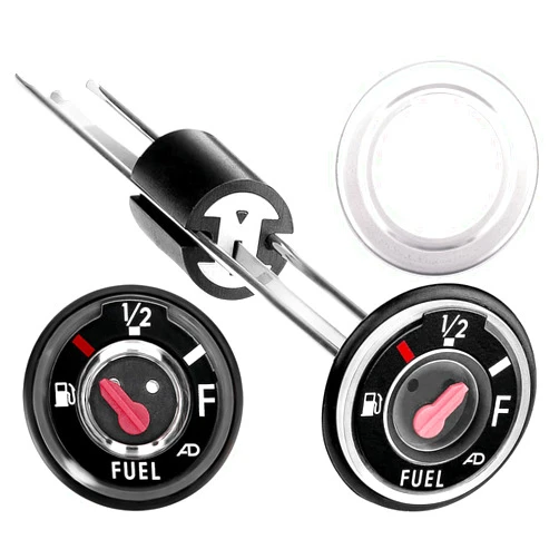 QUICKWOLF Bayou Fuel Gauge, Prairie Gas Gauge Compatible for Kawasaki Bayou 220 250 300 400 Prairie 300 400 KLF220 KLF250 KLF300 KLF400 Replace OEM 52005-0735 52005-1121 52005-1086