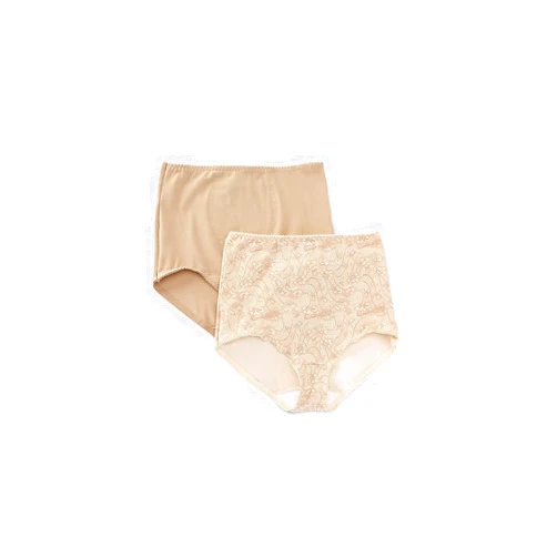 Bali Women's Shapewear Brief, Light Control Smoothing Shapewear Underwear, Tummy Control 2-Pack (Colors May Vary)
