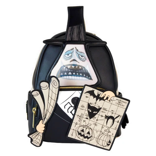 Loungefly Disney Nightmare Before Christmas Mayor with Plans Lenticular Mini Backpack