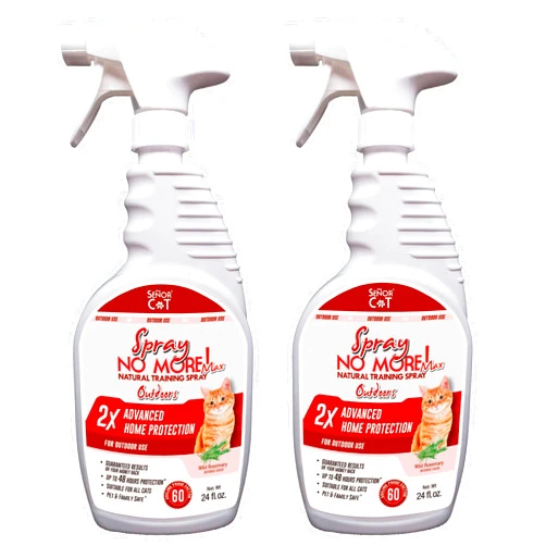 SEÑOR CAT Señor Cat™ Spray No More! MAX 2X. Extra Strength Cat Training Spray for Outdoor use. Pet Safe Formula