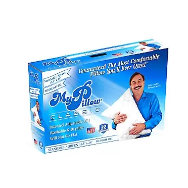 MyPillow My Pillow Classic Series [Std/Queen, Medium Fill] Standard/Queen White [Medium Fill]